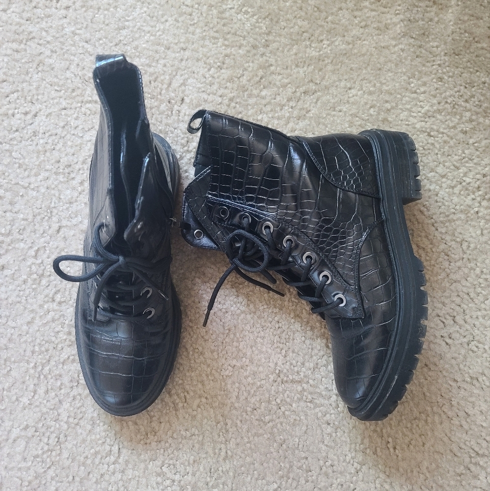 Nine West combat boots